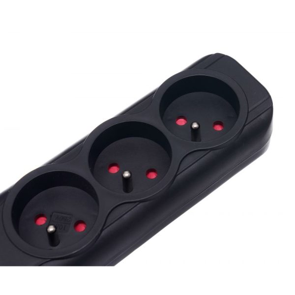 Predlžovací kábel s USB 1,5m, 3 zásuvky KD4031 – Obrázok 4