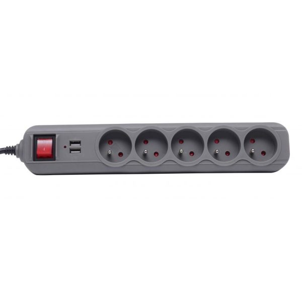 Predlžovací kábel 1,5m s USB zásuvkami KD4033 – Obrázok 5