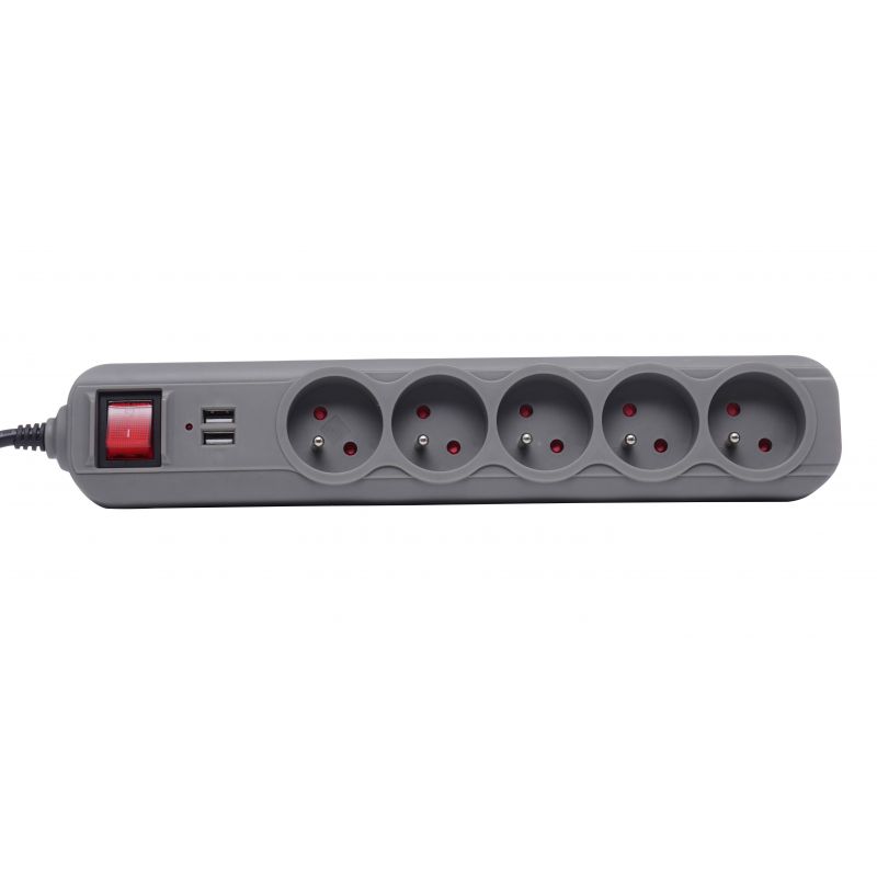 Predlžovací kábel 1,5m s USB zásuvkami KD4033 – Obrázok 5