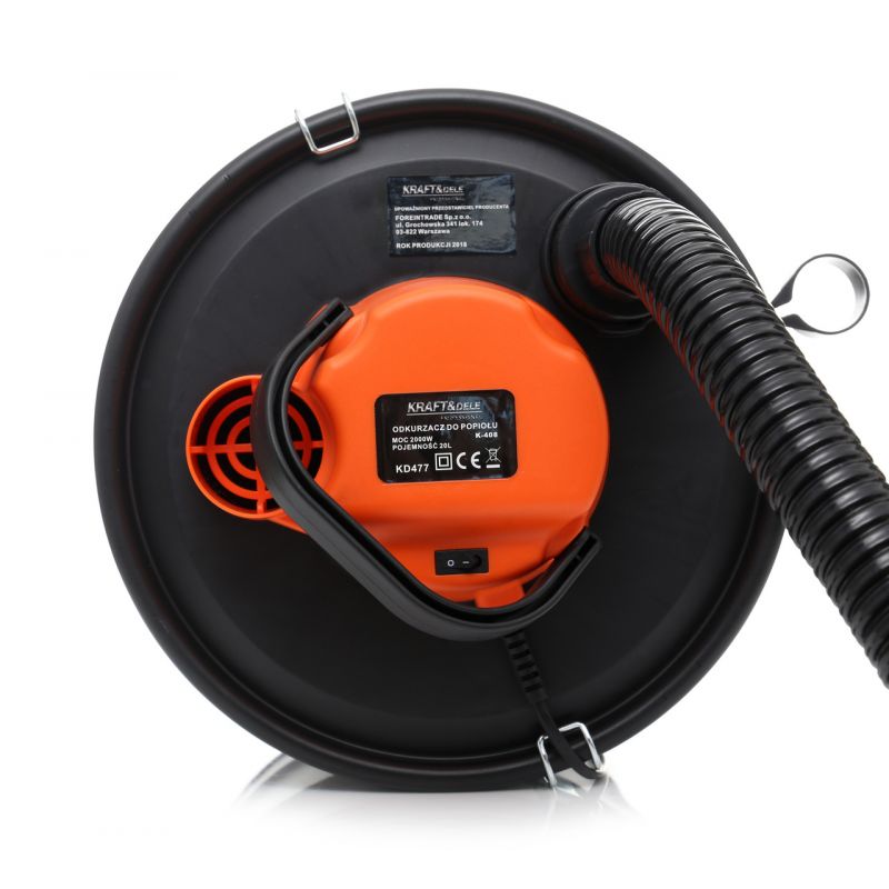 Priemyselný vysávač na popol 2000W 20L | KD477 – Obrázok 5