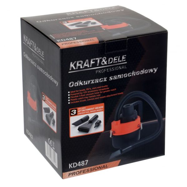 Vysávač do auta 12V, 155W, KRAFT&DELE | KD487 – Obrázok 10