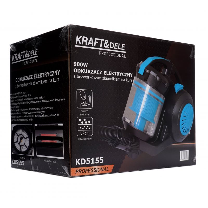 Elektrický vysávač – bezvreckový, 900W | KD5155 – Obrázok 10