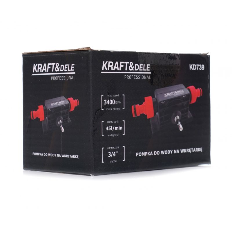 Vodné čerpadlo na vŕtačku 3/4" Kraft&Dele KD739 – Obrázok 10