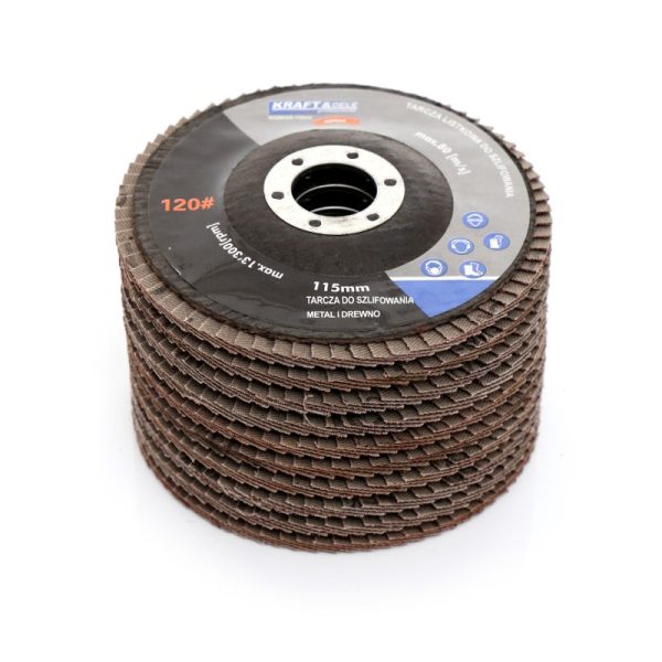 Brúsny lamelový kotúč 115mm P80 KD962 – Obrázok 3