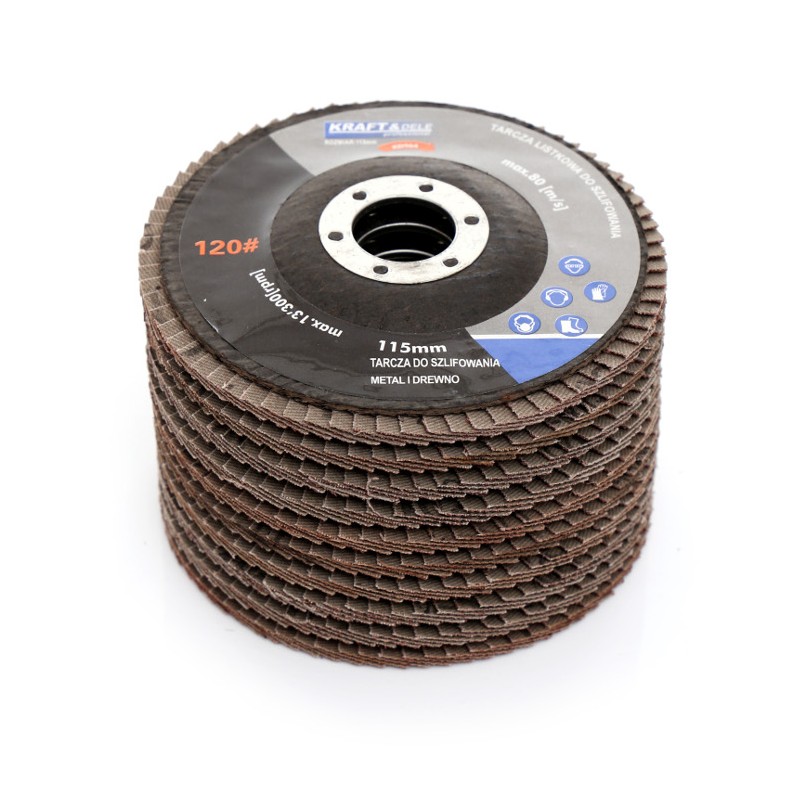 Brúsny lamelový kotúč 115mm P100 KD963 – Obrázok 3
