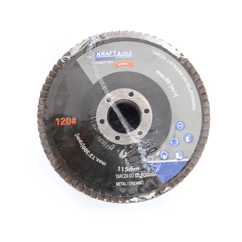Brúsny lamelový kotúč 115mm P100 KD963 – Obrázok 5