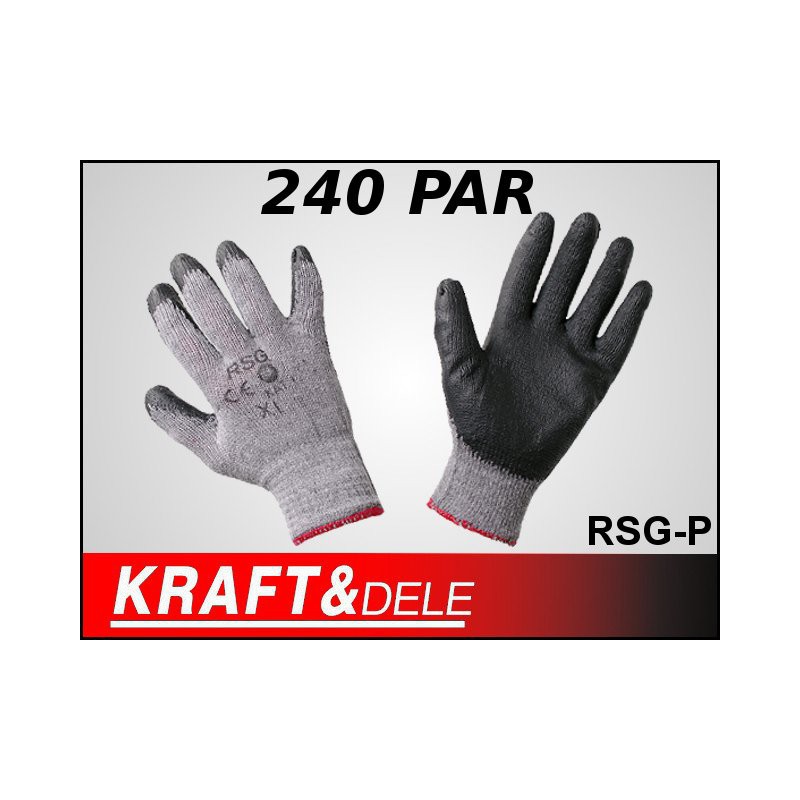 240 párov pracovných rukavíc RSG-P 240 – Obrázok 2