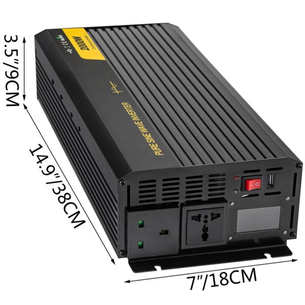 Sínusový Výkonový Invertor 10000W – Obrázok 9