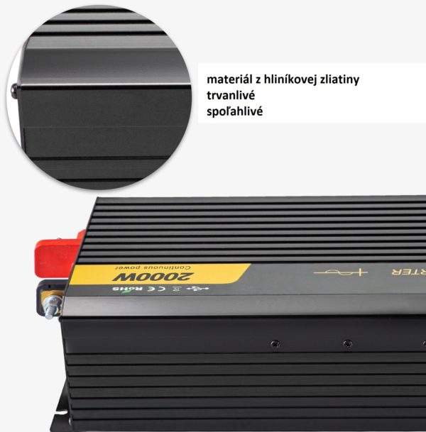 Sínusový Výkonový Invertor 10000W – Obrázok 3