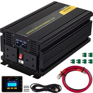 Invertor 3000W, Modifikovaný Sínusový Menič, 24V