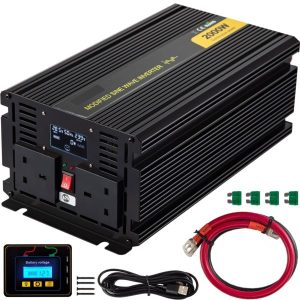 Invertor 2000W, Modifikovaný Sínusový Menič, 24V