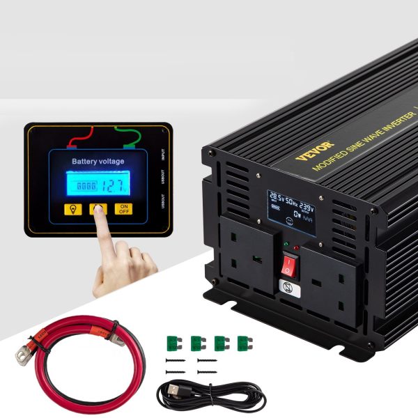 Invertor 3000W, Modifikovaný Sínusový Menič, 24V – Obrázok 8