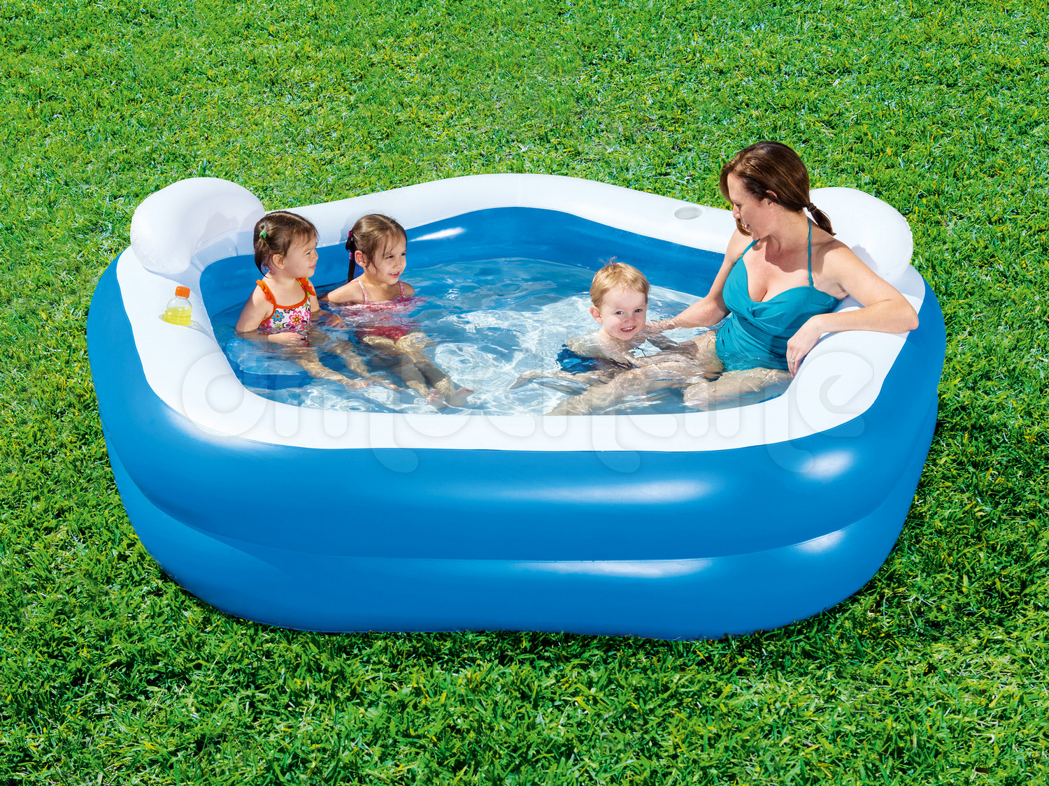 Nafukovací bazén päťuholník 213 x 207 x 69 cm Bestway 54153 – Obrázok 5