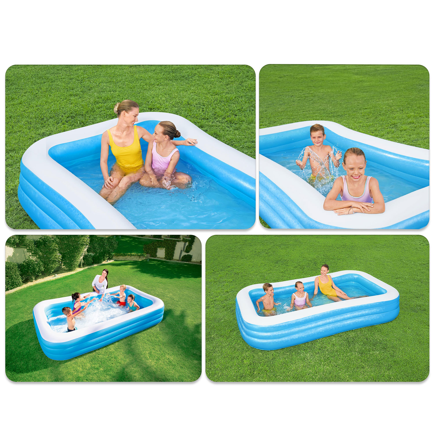Rodinný nafukovací bazén 305 x 183 x 56 cm 3v1 Bestway 54009 – Obrázok 9