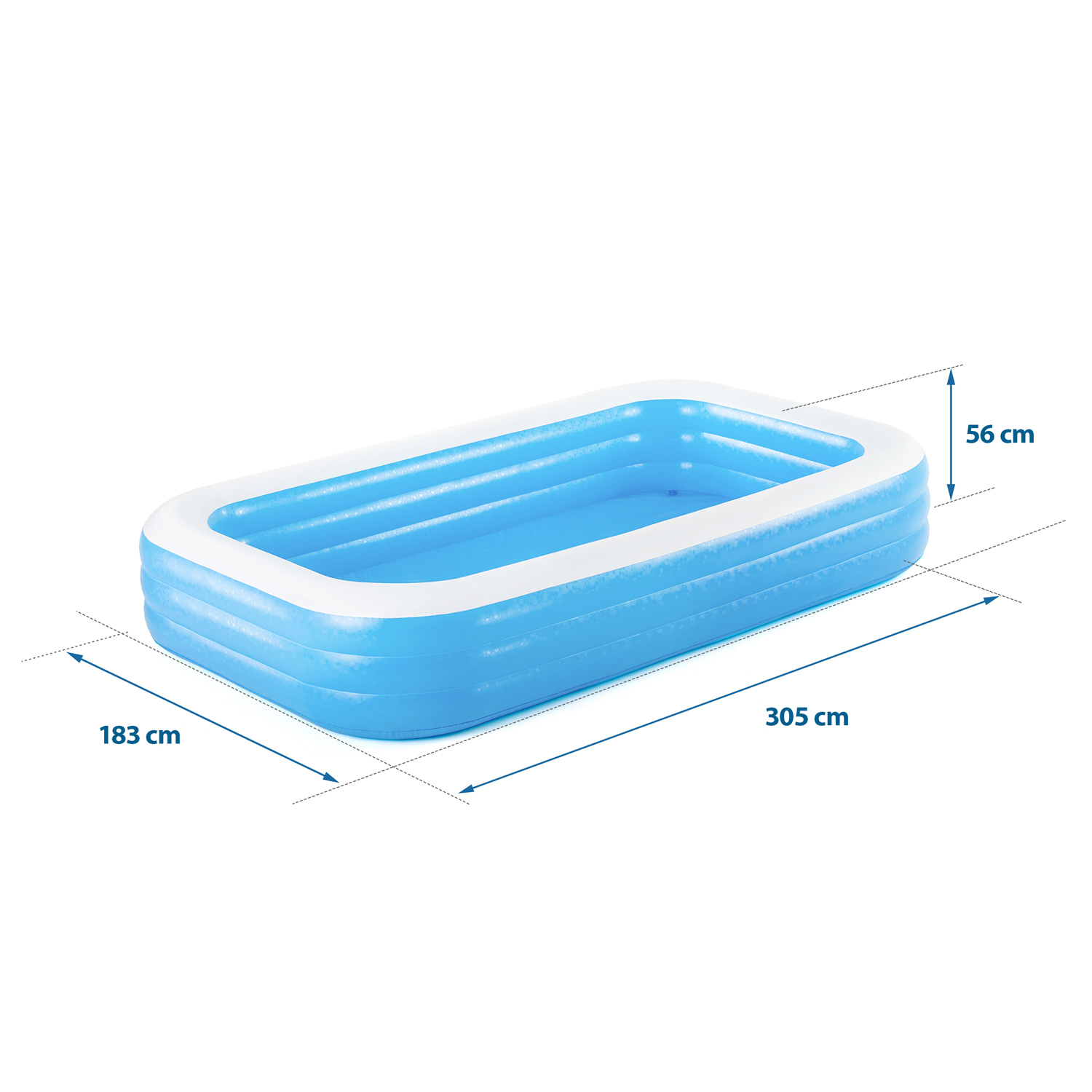 Rodinný nafukovací bazén 305 x 183 x 56 cm 3v1 Bestway 54009 – Obrázok 7