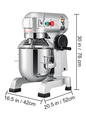 Komerčný 20L Mixér 750W – Obrázok 2