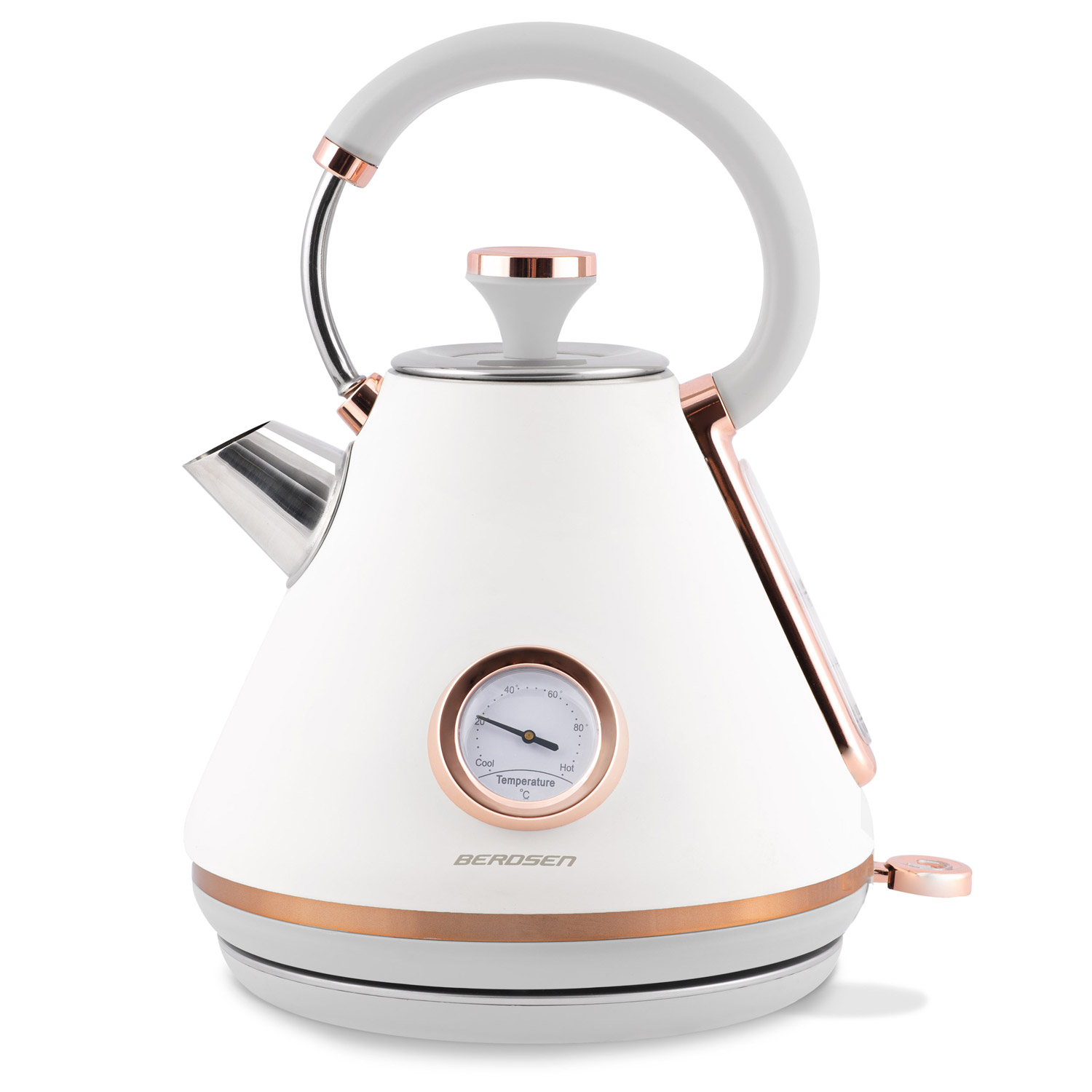 Rýchlovarná kanvica s teplomerom 1.7L BD-701 biela – Obrázok 4