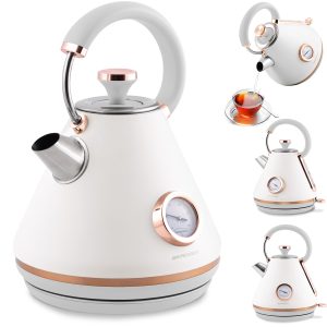 Rýchlovarná kanvica s teplomerom 1.7L BD-701 biela