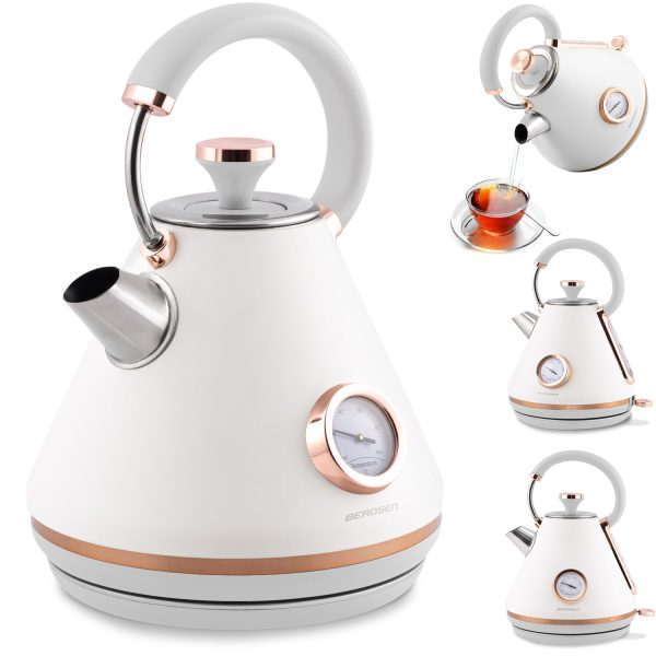 Rýchlovarná kanvica s teplomerom 1.7L BD-701 biela