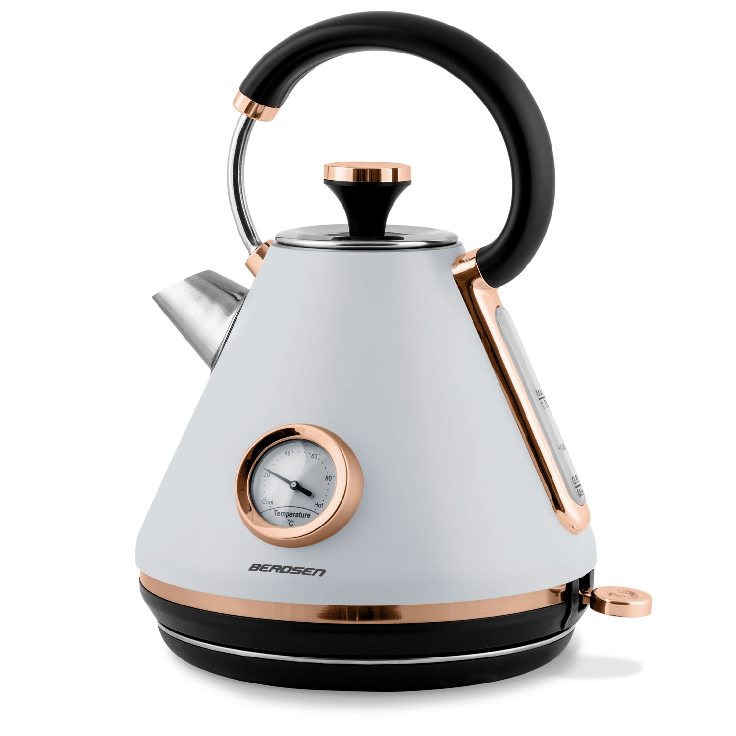 Rýchlovarná kanvica s teplomerom 1.7L BD-701 šedá – Obrázok 2