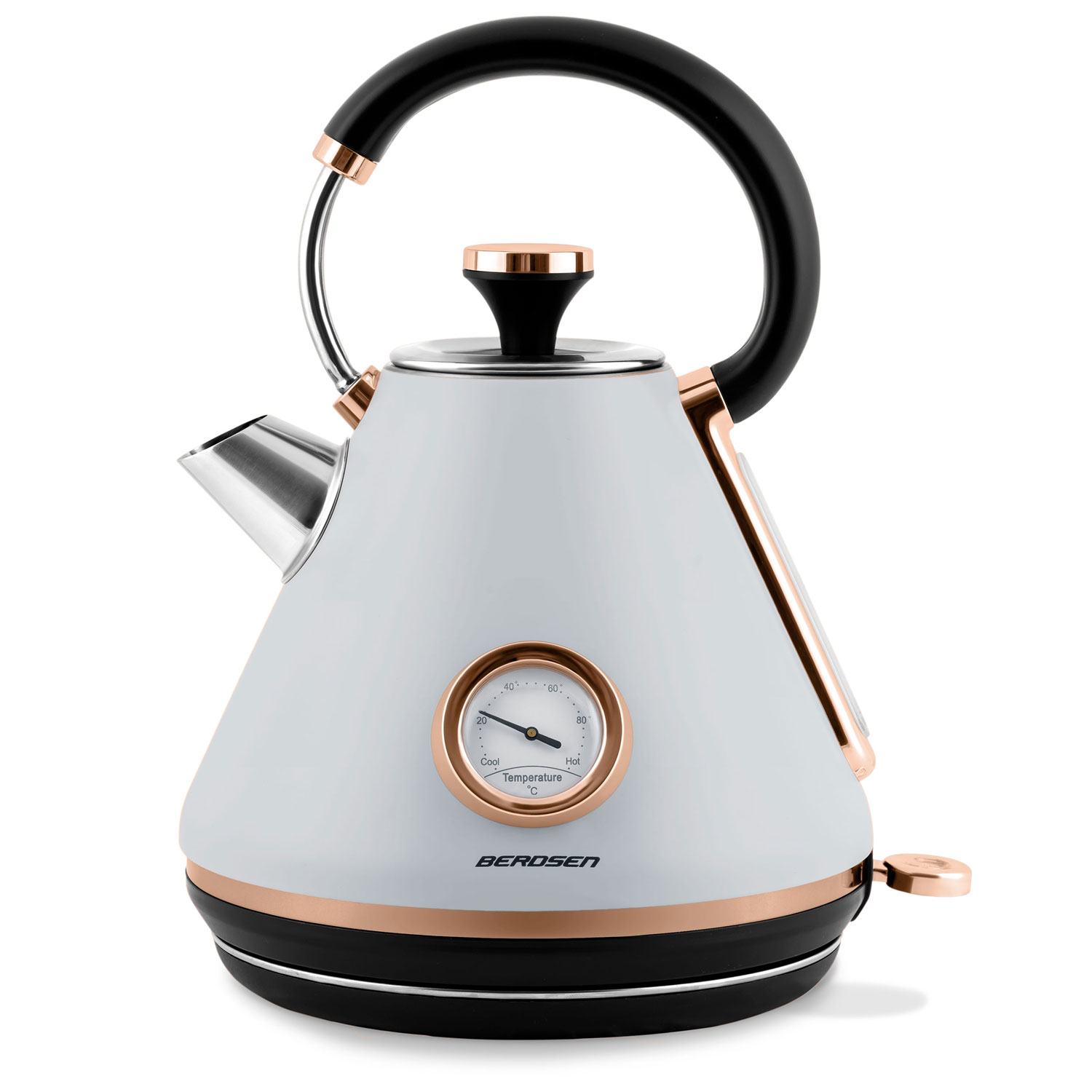 Rýchlovarná kanvica s teplomerom 1.7L BD-701 šedá – Obrázok 3