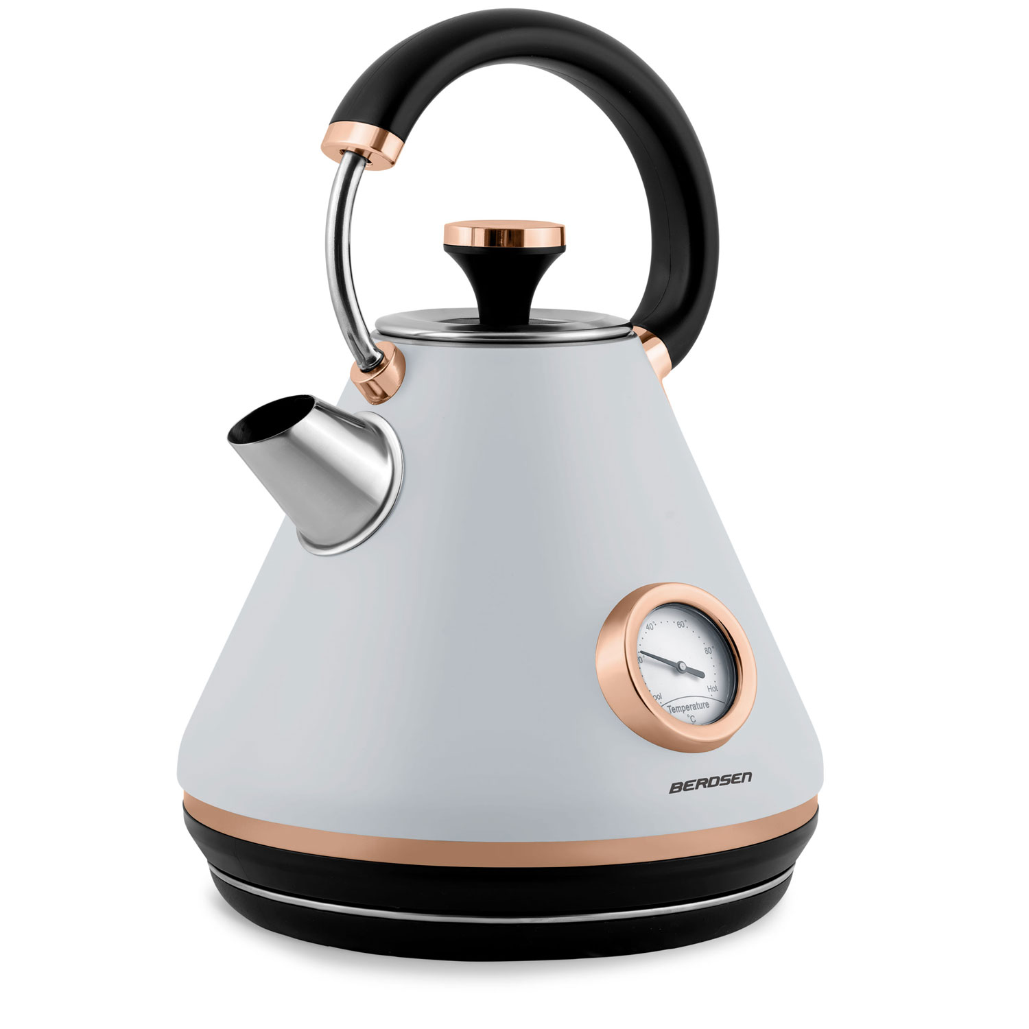 Rýchlovarná kanvica s teplomerom 1.7L BD-701 šedá – Obrázok 4