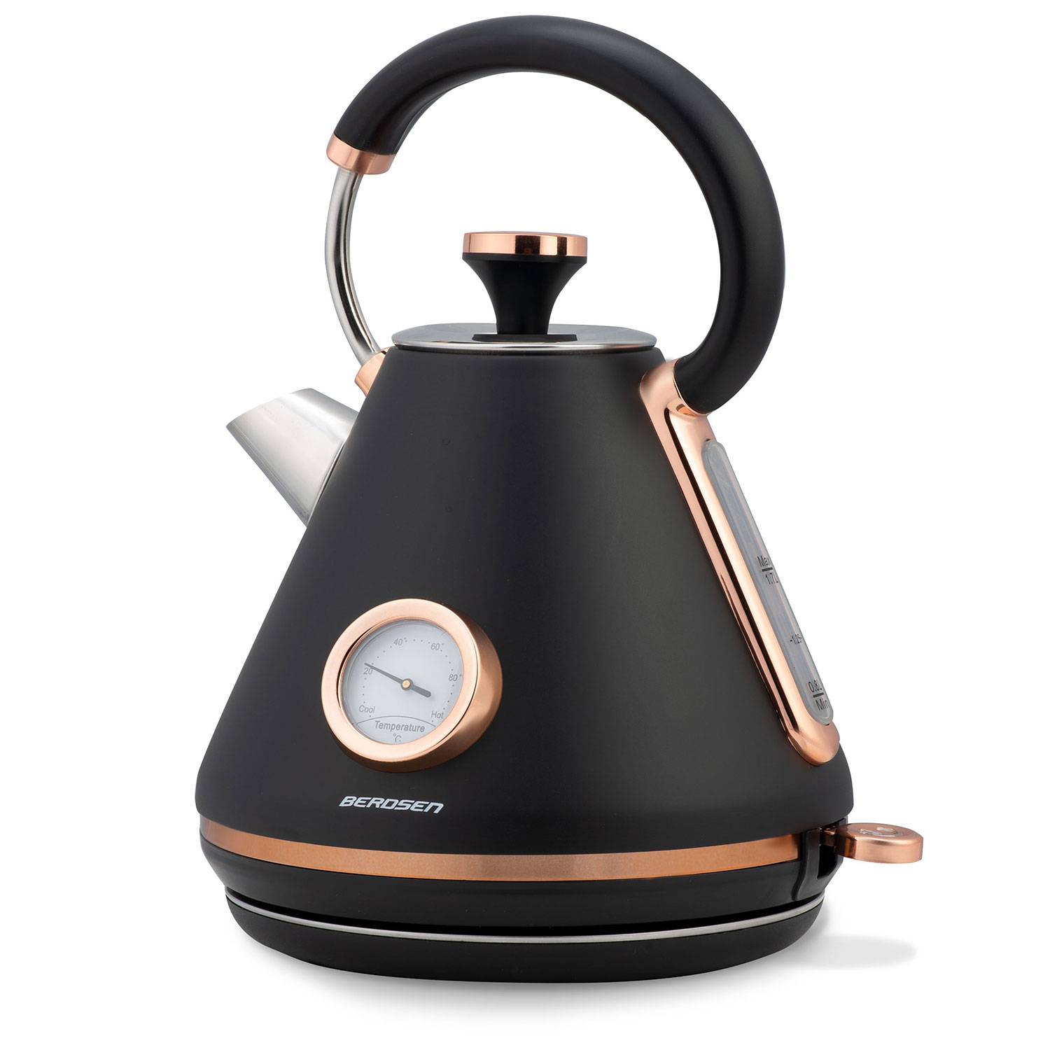 Rýchlovarná kanvica s teplomerom 1.7L BD-701 čierna – Obrázok 2