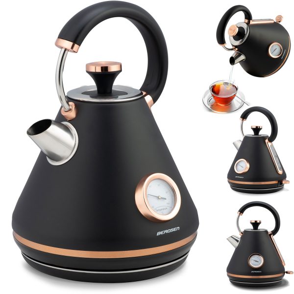 Rýchlovarná kanvica s teplomerom 1.7L BD-701 čierna