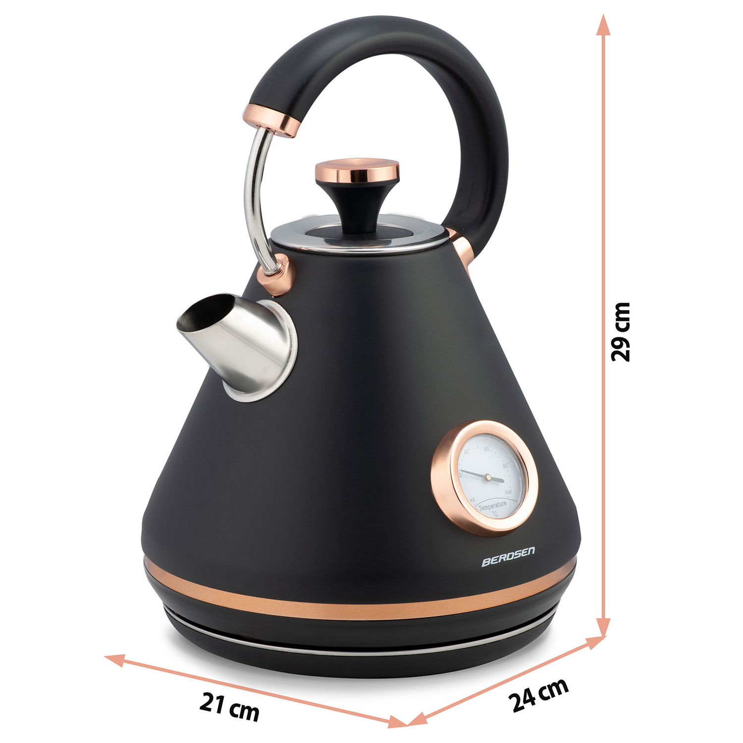 Rýchlovarná kanvica s teplomerom 1.7L BD-701 čierna – Obrázok 9