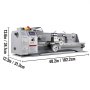 Sústruh na kov 220 x 750 mm 750 W – Obrázok 5