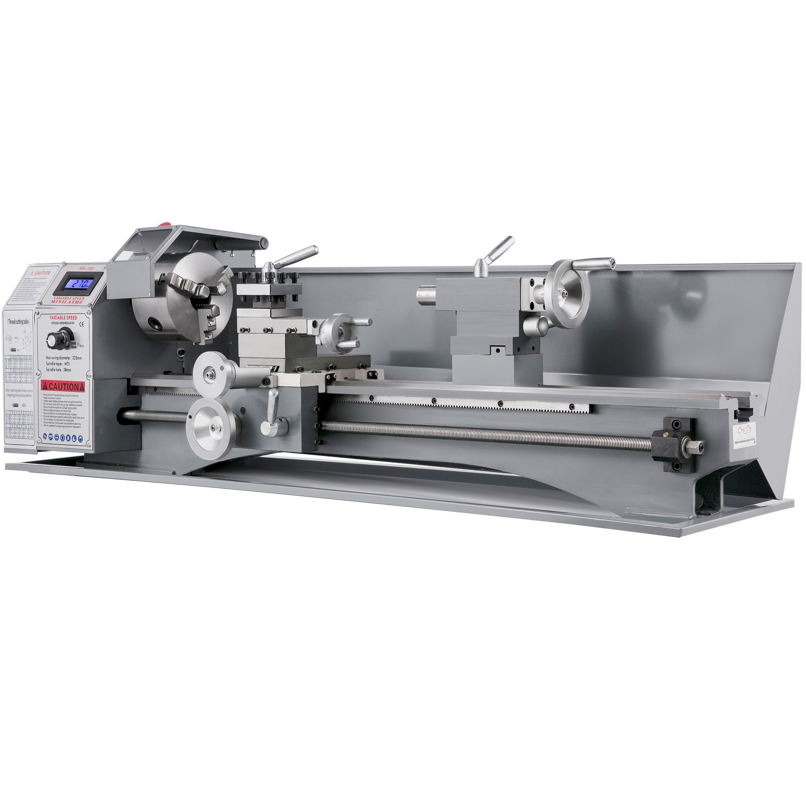 Sústruh na kov 220 x 750 mm 750 W – Obrázok 3