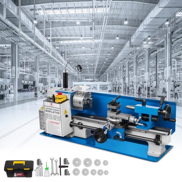 Sústruh na kov - Metal Lathe 7x14Cal 550W 2500 ot / min – Obrázok 10