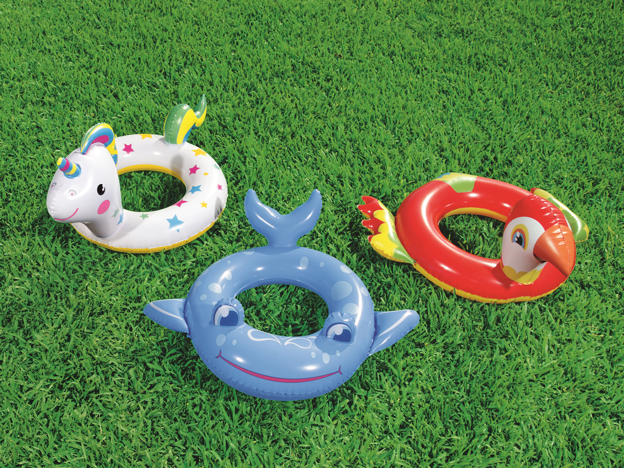 Nafukovací kruh na plávanie pre deti Happy Animals BESTWAY 36128 jednorožec – Obrázok 3