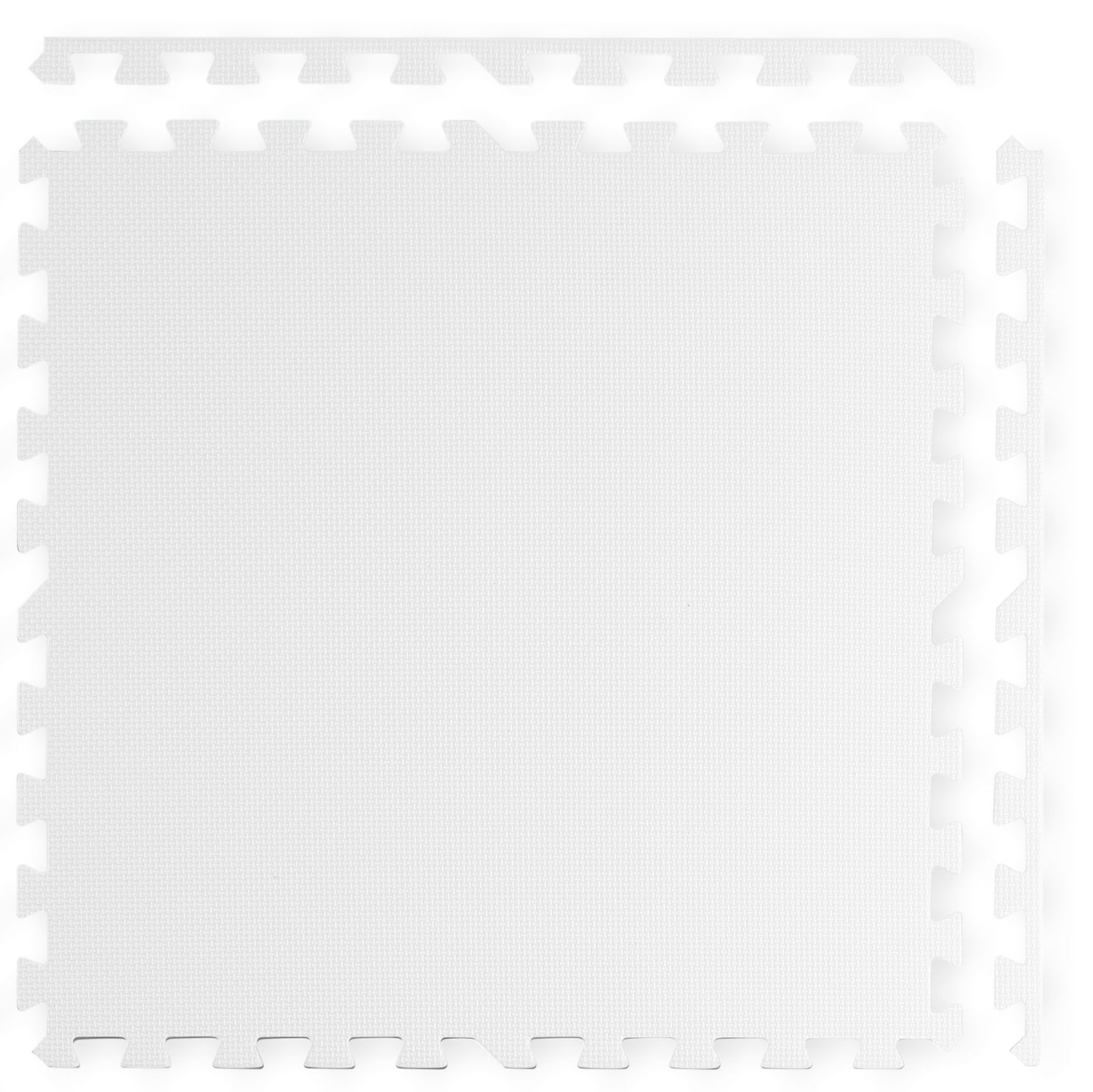 Veľká penová podložka. 4 kusy puzzle. biela a šedá – Obrázok 4