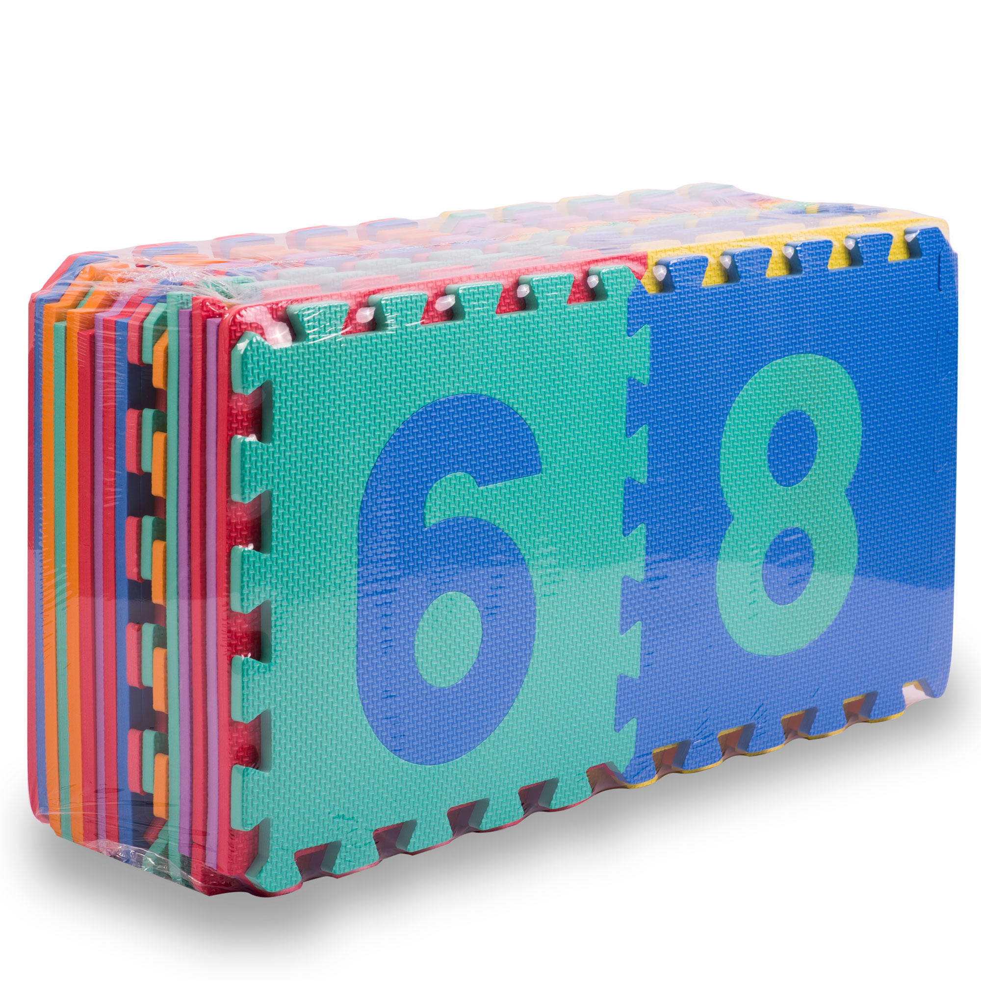 Veľká penová podložka, puzzle, farebné písmená 36 ks – Obrázok 6