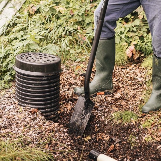 Drenážny rýľ Ergonomic Pro™ (čierny) – Obrázok 7