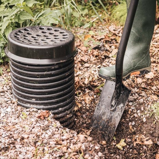 Drenážny rýľ Ergonomic Pro™ (čierny) – Obrázok 2