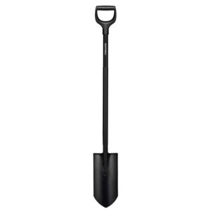 Drenážny rýľ Ergonomic Pro™ (čierny)