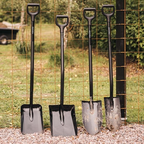 Drenážny rýľ Ergonomic Pro™ (čierny) – Obrázok 3