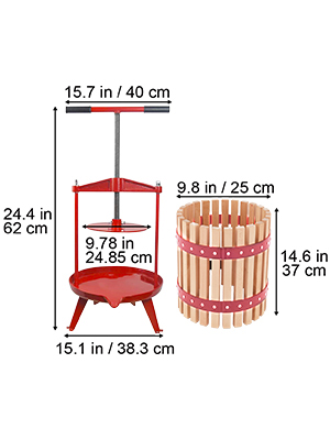 18L Lis Na Víno A Ovocie (Drevený Kôš) – Obrázok 2