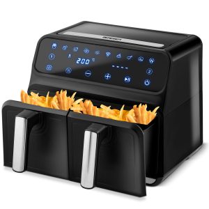Beztuková fritéza BD-653. čierna a strieborná
