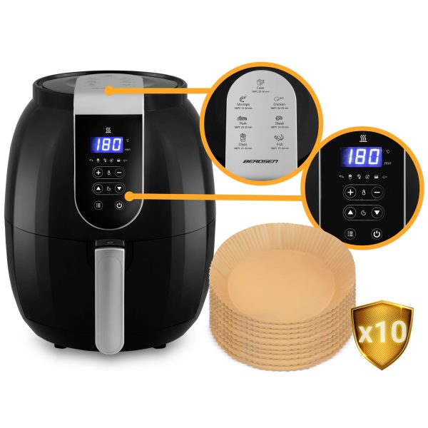 Beztuková fritéza s displejom BD-651 – Obrázok 2