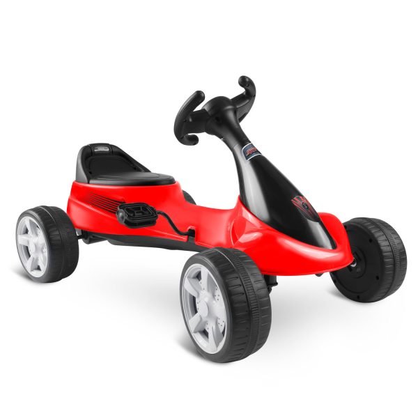 Detská šlapací motokára RK-595. červená – Obrázok 3