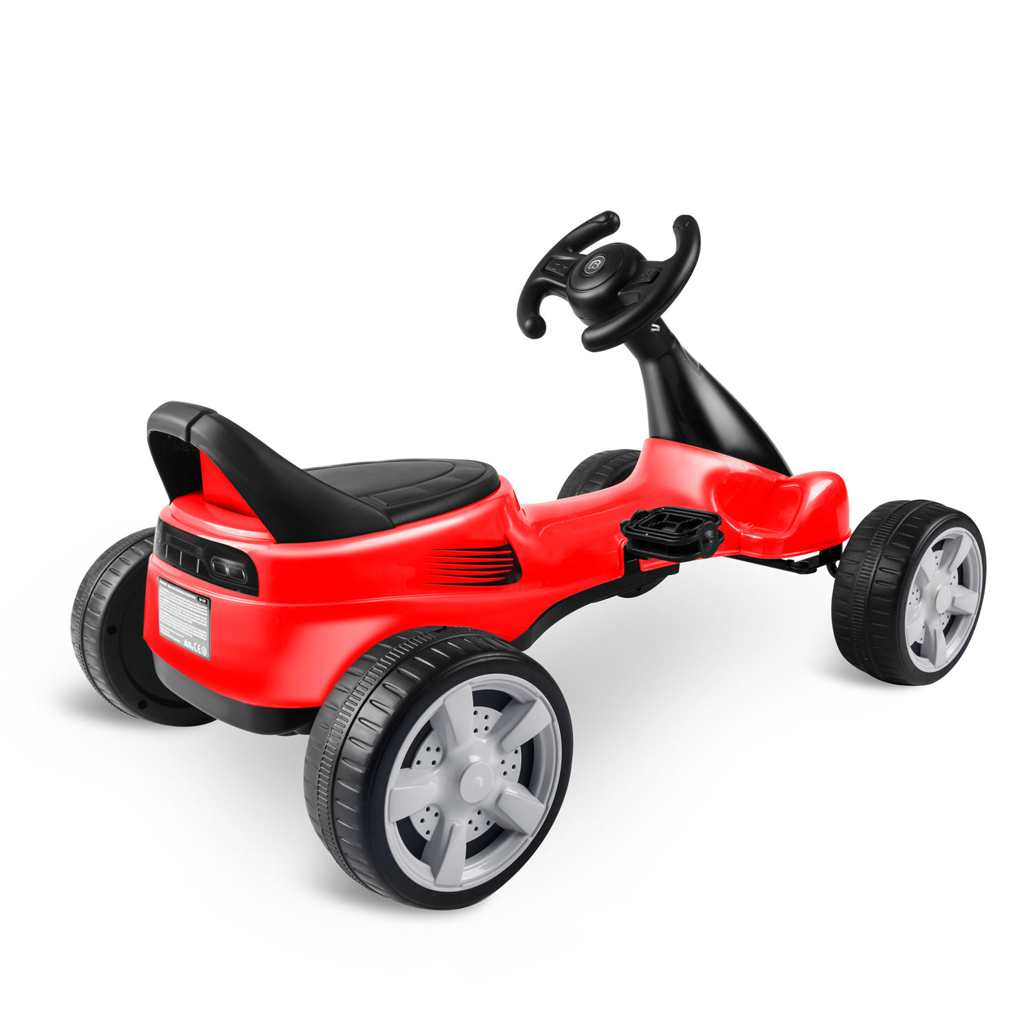 Detská šlapací motokára RK-595. červená – Obrázok 4