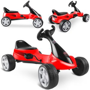 Detská šlapací motokára RK-595. červená