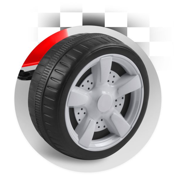 Detská šlapací motokára RK-595. červená – Obrázok 9