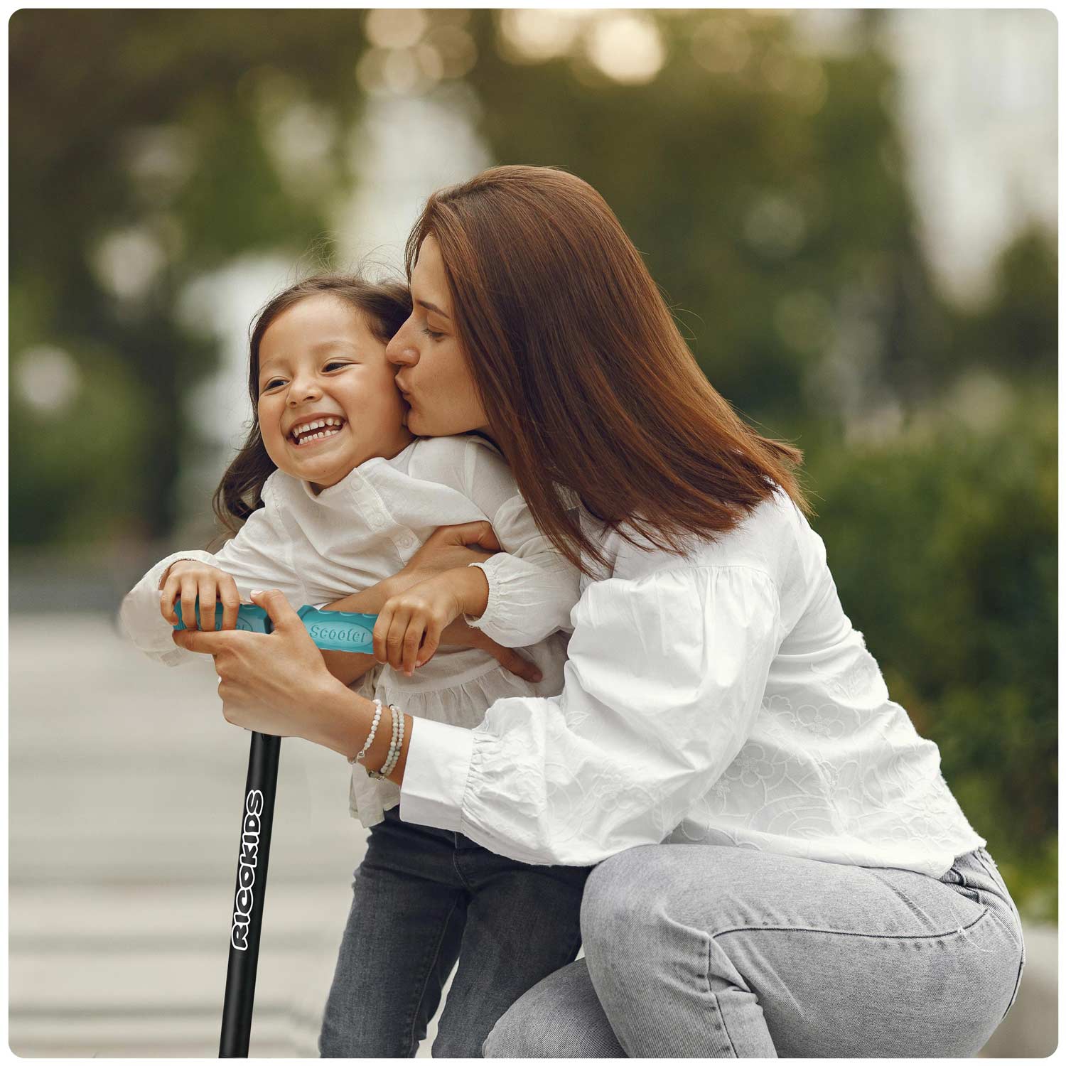 Trojkolesová kolobežka Ricokids Loco - tyrkysová – Obrázok 10