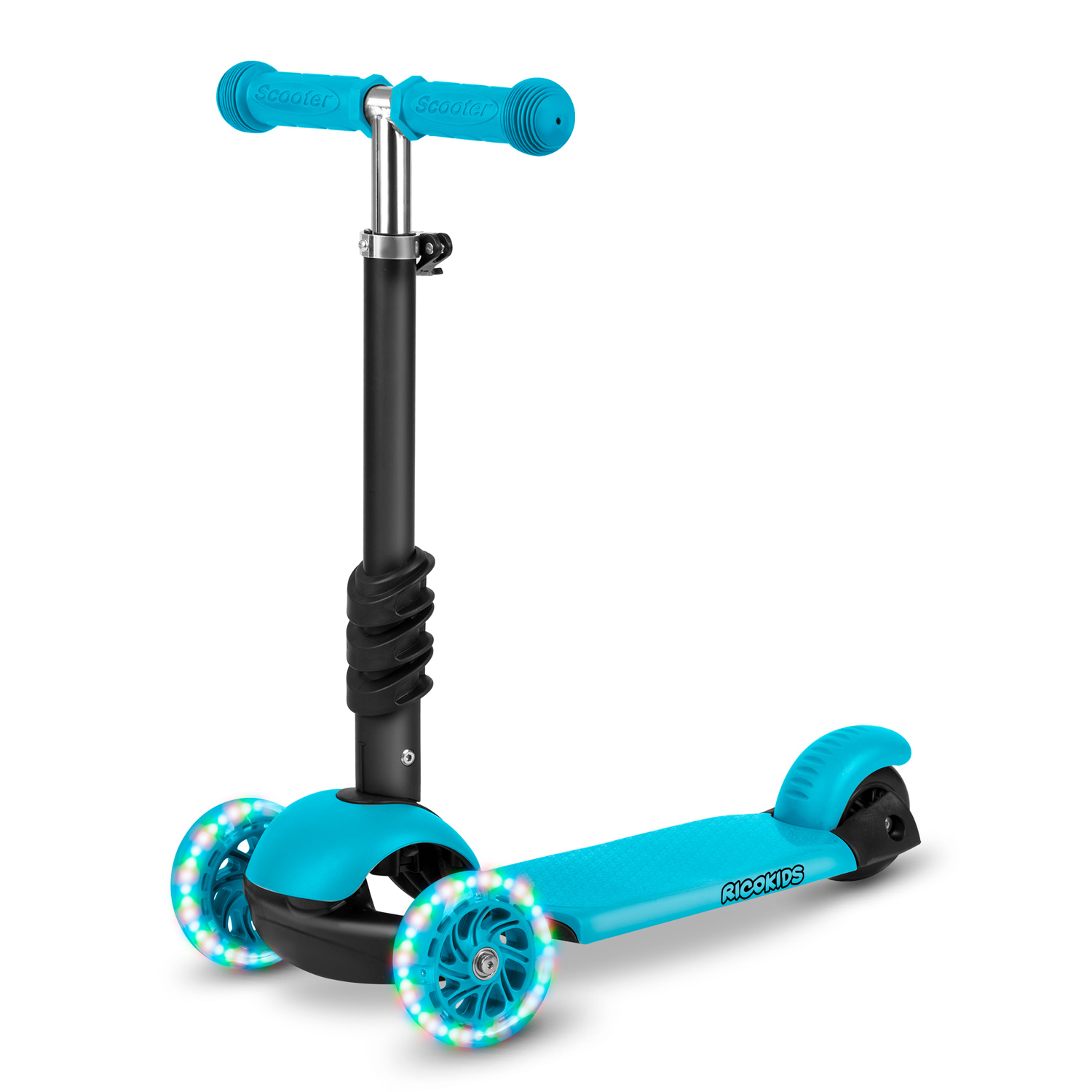 Trojkolesová kolobežka Ricokids Buggy - tyrkysová – Obrázok 3