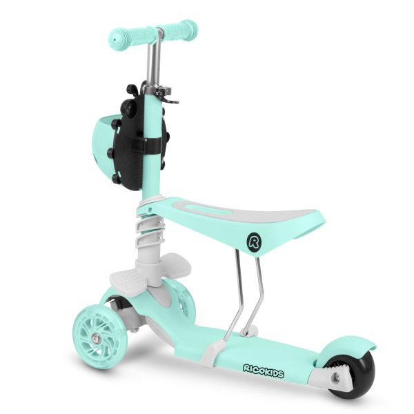 Ricokids Buggy trojkolesová kolobežka - mint – Obrázok 6