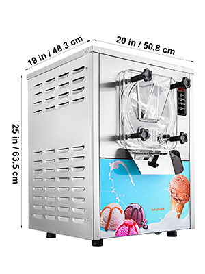 Stroj Na Výrobu Zmrzliny 20l/H 1400W – Obrázok 2